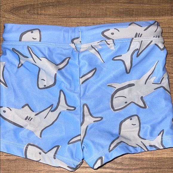 Carter's Gray and Blue Shark Shirt - Picture 4 of 8